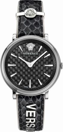 Versace V-Circle Dameshorloge Ve 81009 19 - Dames - Horloges - Grijs - ONE Size - Accessoires