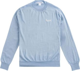 Comme Des Garçons Maglione in lana - Blu