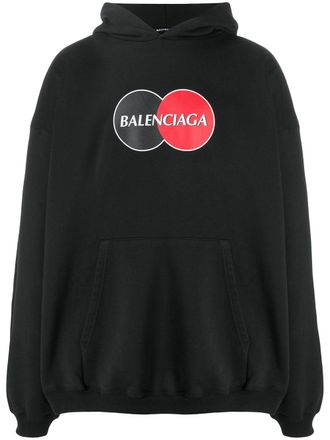 Balenciaga Felpa con stampa - Nero