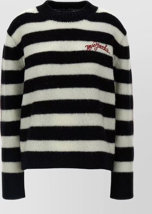 Marc Jacobs striped crew neck knit sweater