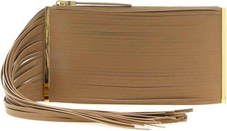 Elisabetta Franchi Fringed Clutch