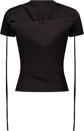 Ottolinger T-shirt con cappuccio rimovibile - Nero