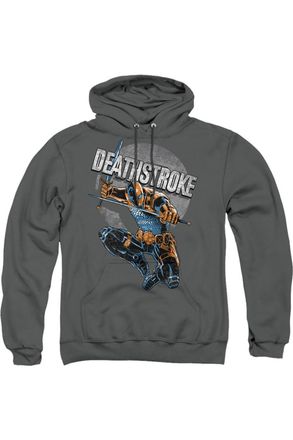 Gildan Justice League of America Deathstroke Retro Adult Pull Over Hoodie / Hooded Sweatshirt
