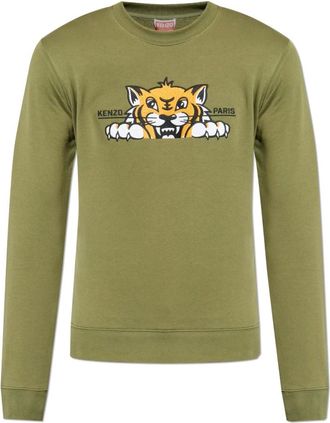 Kenzo Hombre, Sudaderas, Verde, Talla: L