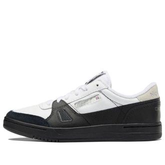 Reebok LT Court Cozy Wear-resistant Skateboarding Shoes Unisex White Black HP5361