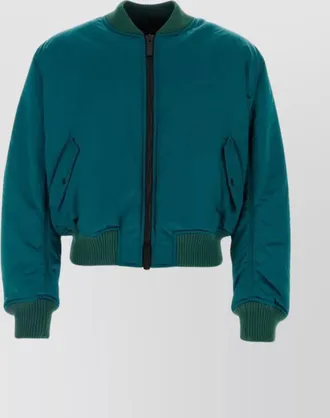 Botter modern ribbed bomber with snap pockets