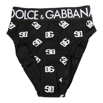 Dolce & Gabbana Bottoms, female, Black, Size: S Midi Brief