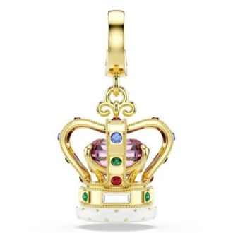 Swarovski Minions Gold-Plated Crown Charm