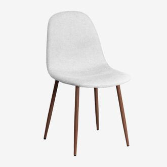 Sklum Sklum - Pack De 4 Sillas De Comedor Glamm Madera Oscura