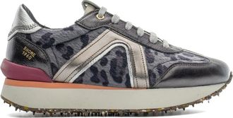 Ambitious Schoenen, Dames, Zwart, 38 EU, Leer, Rhome W Retro Runner