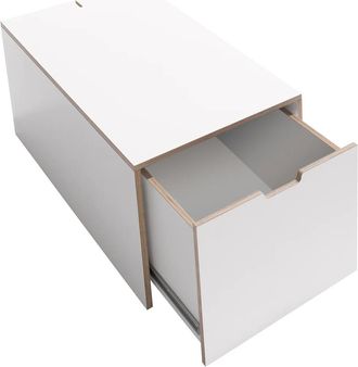 M&uuml;ller M&ouml;belfabrikation Bettkasten 16, weiss / 93 cm