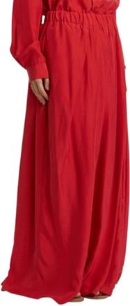 PDR Phisique Du Role Rokken, Dames, Rood, S, Lange Zijden Rok