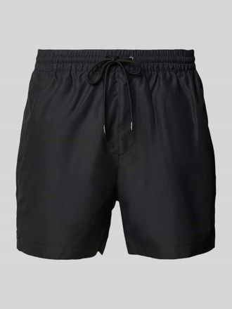 Calvin Klein Underwear Badehose mit Label-Print in Black, Gr&ouml;&szlig;e XXL