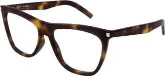 Saint Laurent Eyewear Occhiali wayfarer - Marrone
