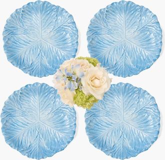 Mrs. Alice Serena Cabbage Dinner Plates in Blue at Nordstrom