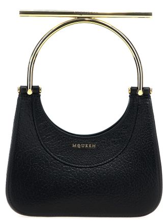 Alexander McQueen Womens Mini Cross-Bar Handbag