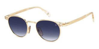 David Beckham DB 1223/S DYG/08 Mens Sunglasses Gold Size 49