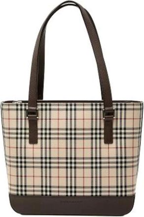Burberry Pre-owned Tote Bags, female, Multicolor, Size: ONE SIZE Pre-owned Canvas Tote