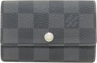 Louis Vuitton Pre-owned Accessories, male, Gray, Size: ONE SIZE Pre-owned Keycase