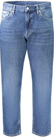Calvin Klein Mens Straight Jeans Relaxed Fit - Light Blue Cotton - Size 29 (Waist)