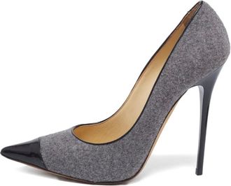 Jimmy Choo London Pumps con punta verniciata 125mm - Grigio