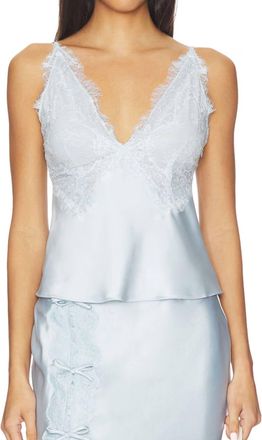LoveShackFancy Elloryn Top In Airy Blue