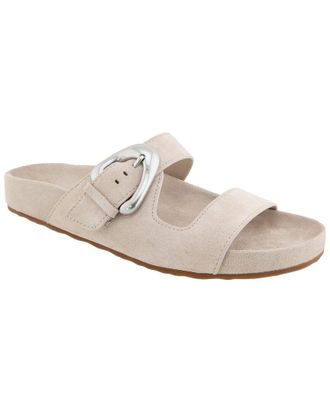 Aerosoles Lemon Leather Flat Sandal