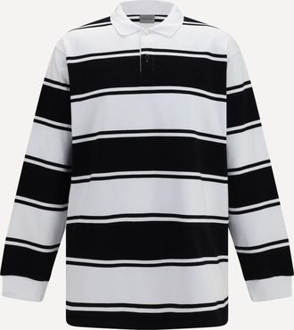 Balenciaga Polo a maniche lunghe a righe Man S
