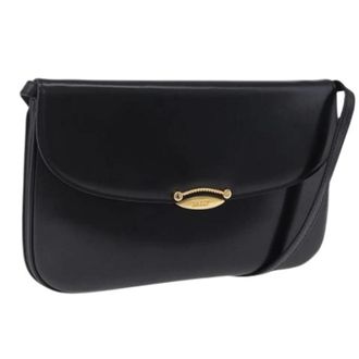Bally Pre-owned Shoulder Bag - Dames - Pre-owned - Zwart - Maat: ONE Size Leer