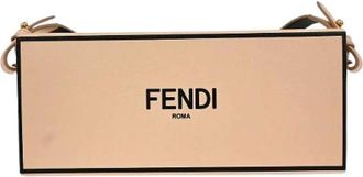 Fendi Pre-owned Shoulder Bags, female, Pink, Size: ONE SIZE Pre-owned Leather Vintage Shoulder Bag