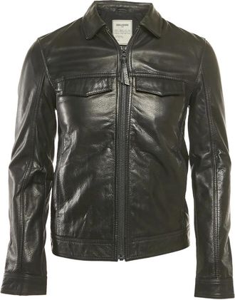 Zadig&Voltaire Lasso leren jack - Zwart