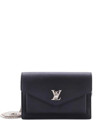Louis Vuitton Mylockme Chain Pochette Leather clutch bag - Nero