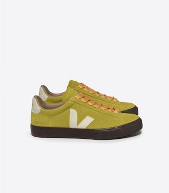 Veja Campo Suede WoMens Liquor/Pierre Trainers - Yellow - Size UK 6