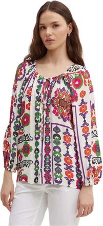 La Petite Francaise Bonbon Blouse - Dames - Blouses - Veelkleurig - S - Overhemden
