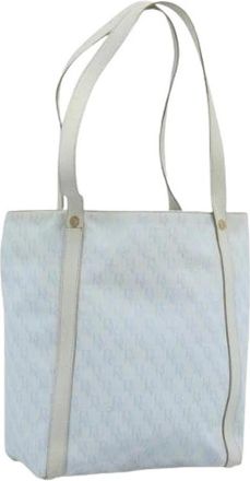 Bottega Veneta Pre-owned Vintage Tote Bag - Dames - Vintage Shopper - Blauw - ONE Size - Leer - Vintage