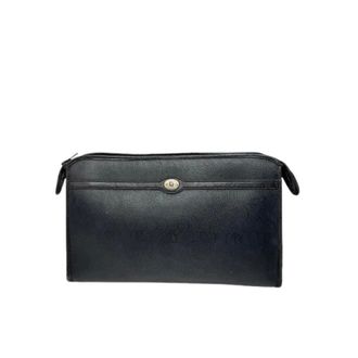 Dior Pre-owned Vintage Monogram Clutch - Dames - Pre-owned - Blauw - Maat: ONE Size Leer