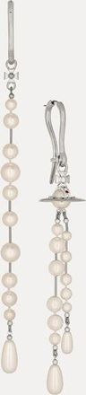 Vivienne Westwood Felicity Earrings Rhodium-creamrose-pearl Rhodium-creamrose-pearl Women