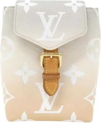 Louis Vuitton Pre-owned By the Pool Monogram Coated Canvas Backpack - - Pre-owned - Donna - Beige - ONE SIZE