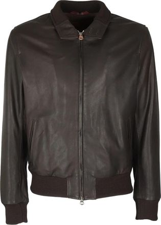 STEWART Tenerife Lamb Jas - Heren - Leren en Su&egrave;de Jassen - Bruin - 2XL - Leer - Jassen