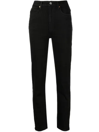 Re/Done Straight jeans - Zwart