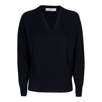Jucca V-neck Knitwear, female, Black, Size: XS V-neck Knitwear