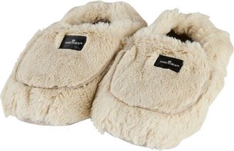 Generic Luxury Microwavable Slippers - Heat Up or Chill for Soothing Relief | Lavender Scented| Faux Fur Warmers for Women Reusable, Heatable, Freezable | One