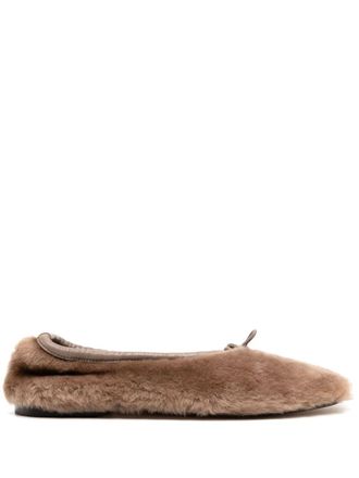 Hereu Puntera Shearling Ballets-Donna