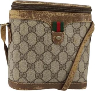Gucci Pre-owned Vintage Cross Body Bag - Dames - Vintage Schoudertas - Beige - ONE Size - Vintage