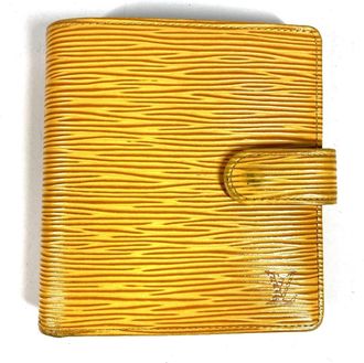 Louis Vuitton Yellow Epi Leather Wallet (Bi-Fold) (Pre-Owned)