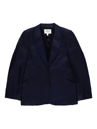 TWP perfect boyfriend single breasted blazer - Blue