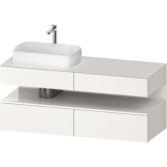 Duravit Duravit - Qatego Consola Mueble Bajo Lavabo, 2 Cajones, 2 Cajones