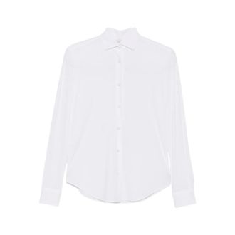 Mazzarelli Overhemden, Dames, Wit, 2Xs, Gea Shirt