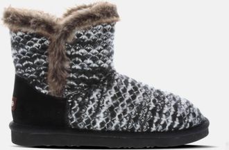 Lamofootwear Womens Yuma Suede Boot In Black