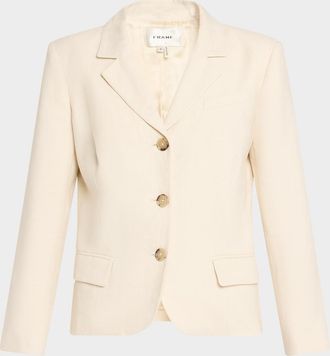 Frame Denim The Linen Smart Blazer